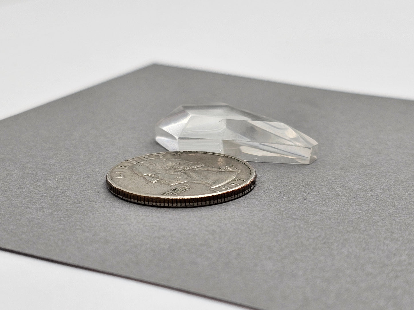 Quartz Geometric cabochon