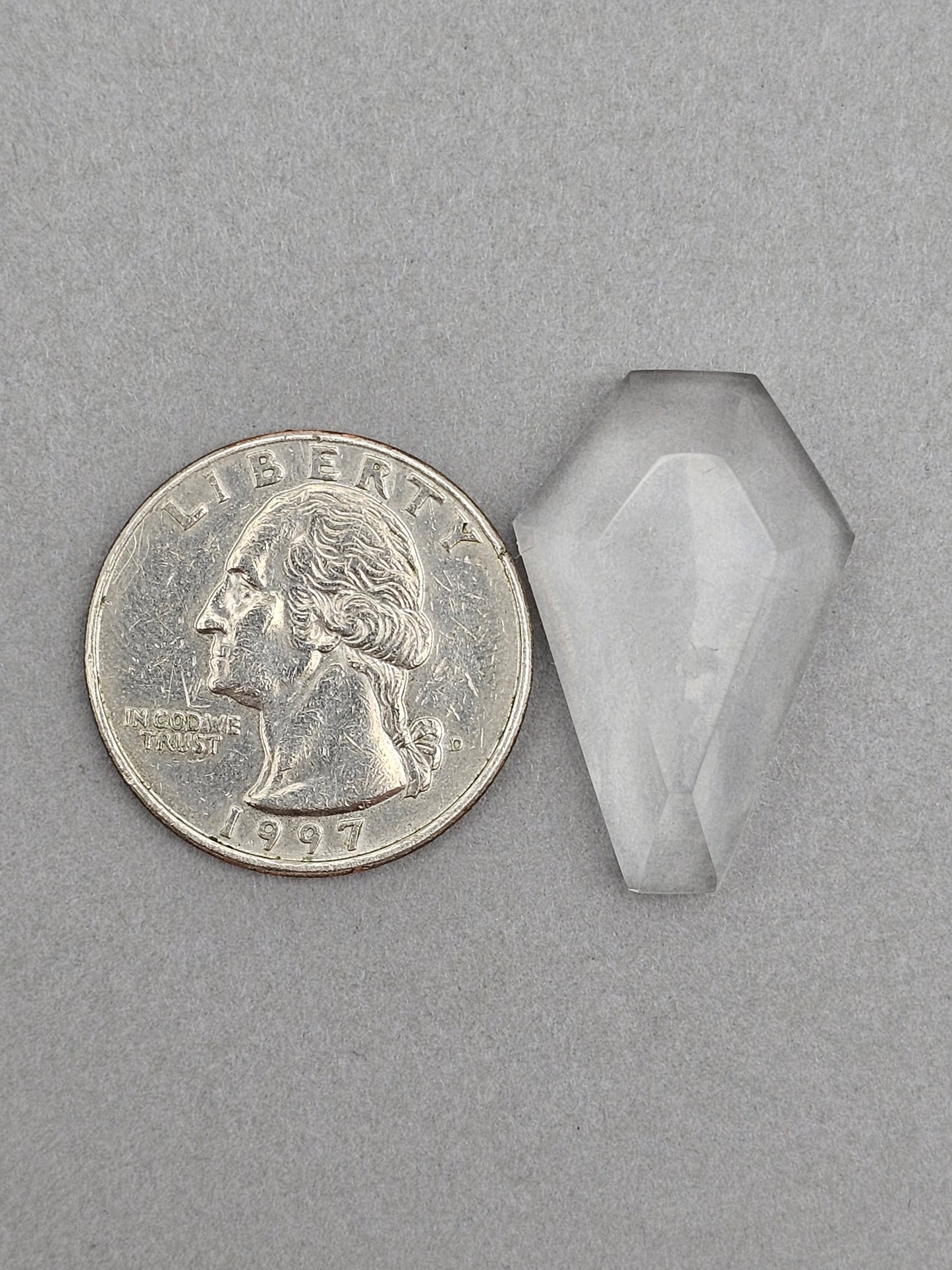 Quartz Geometric cabochon