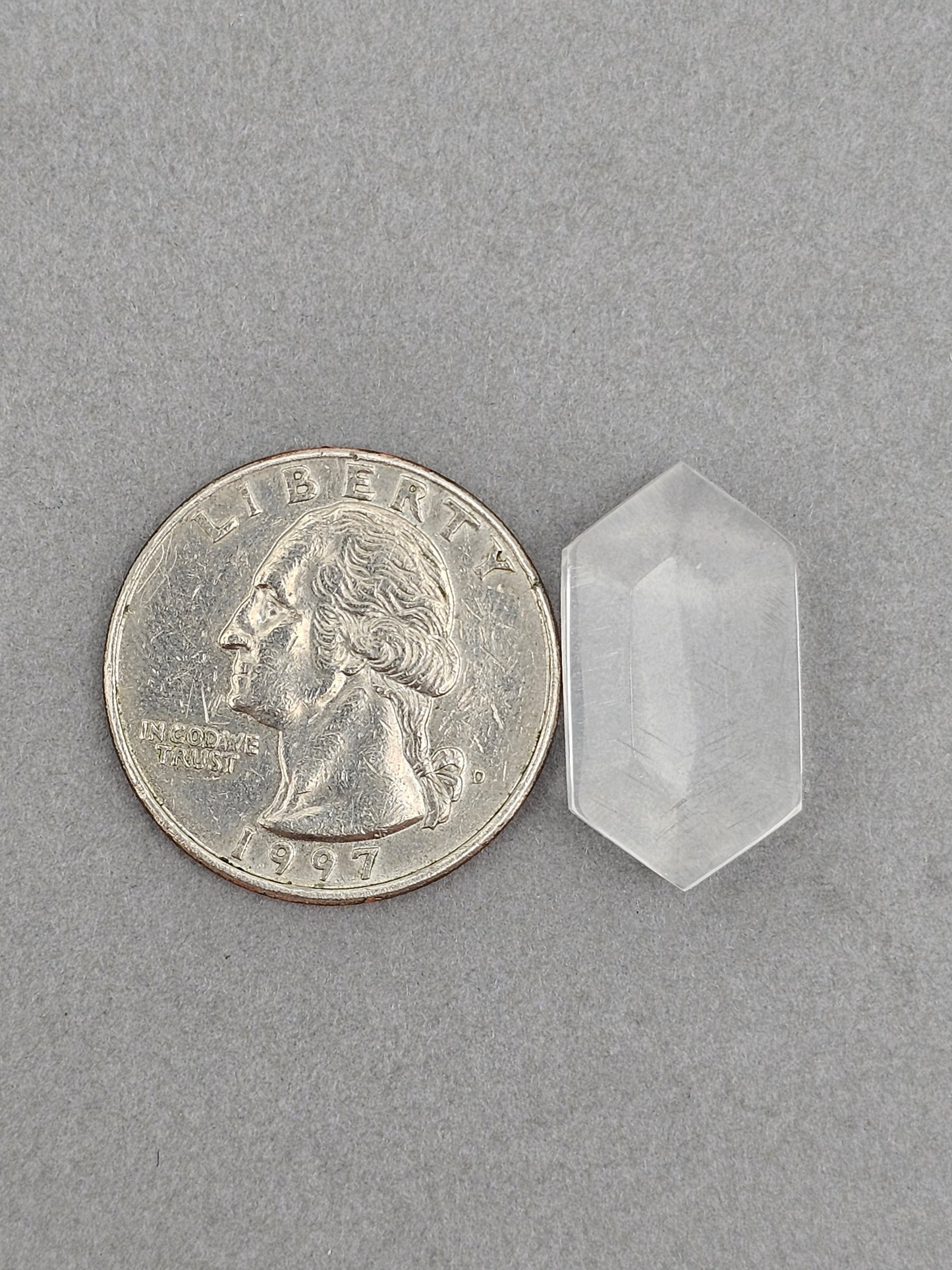 Quartz Geometric cabochon