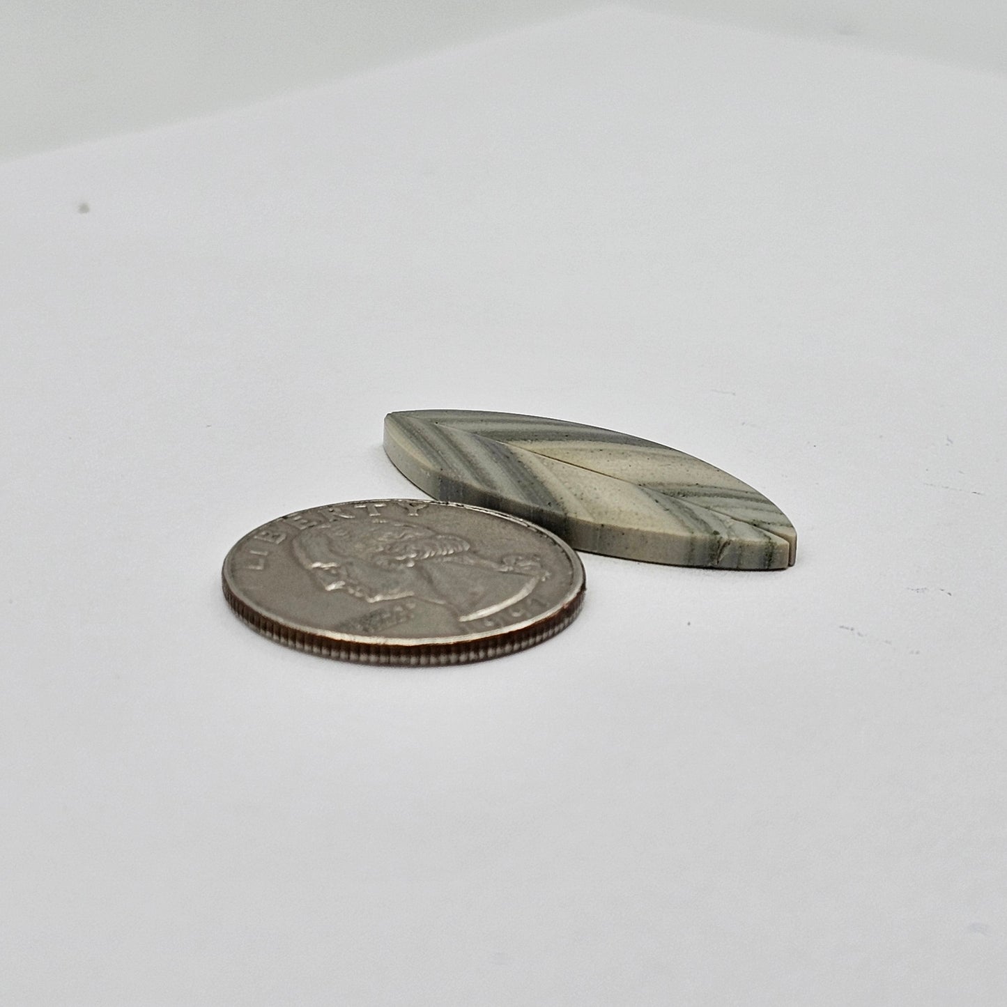 Saturn Jasper cabochon pair