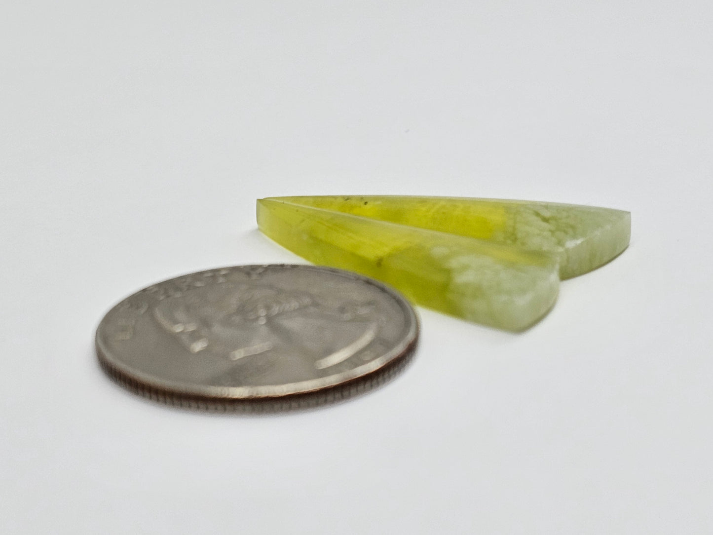Vesuvianite Cabochon Pair