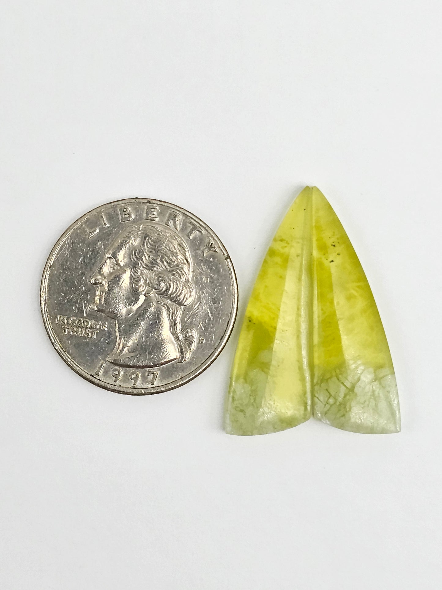 Vesuvianite Cabochon Pair