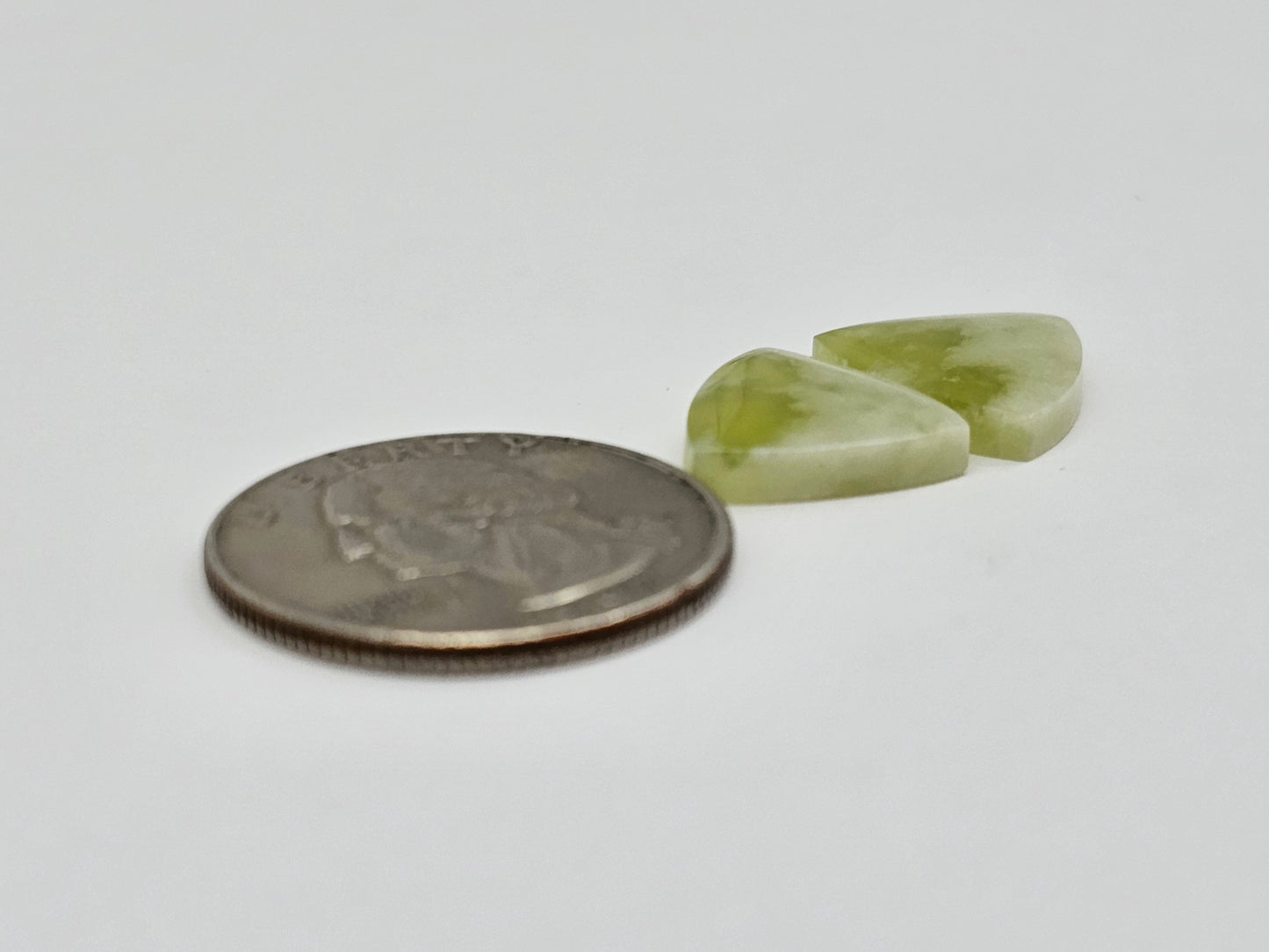 Vesuvianite Cabochon Pair