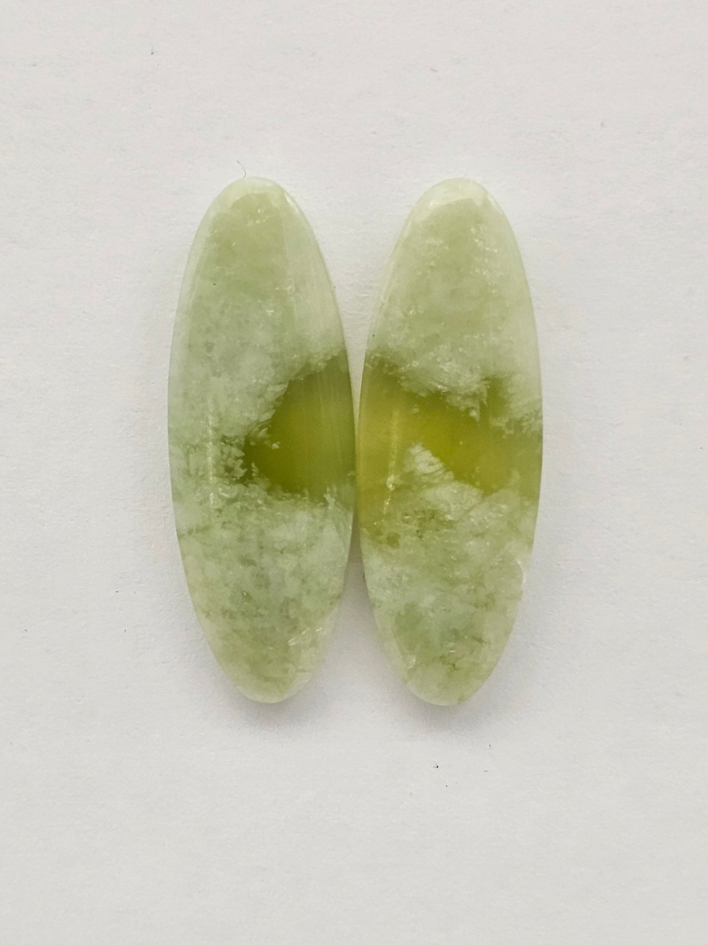 Vesuvianite Cabochon Pair