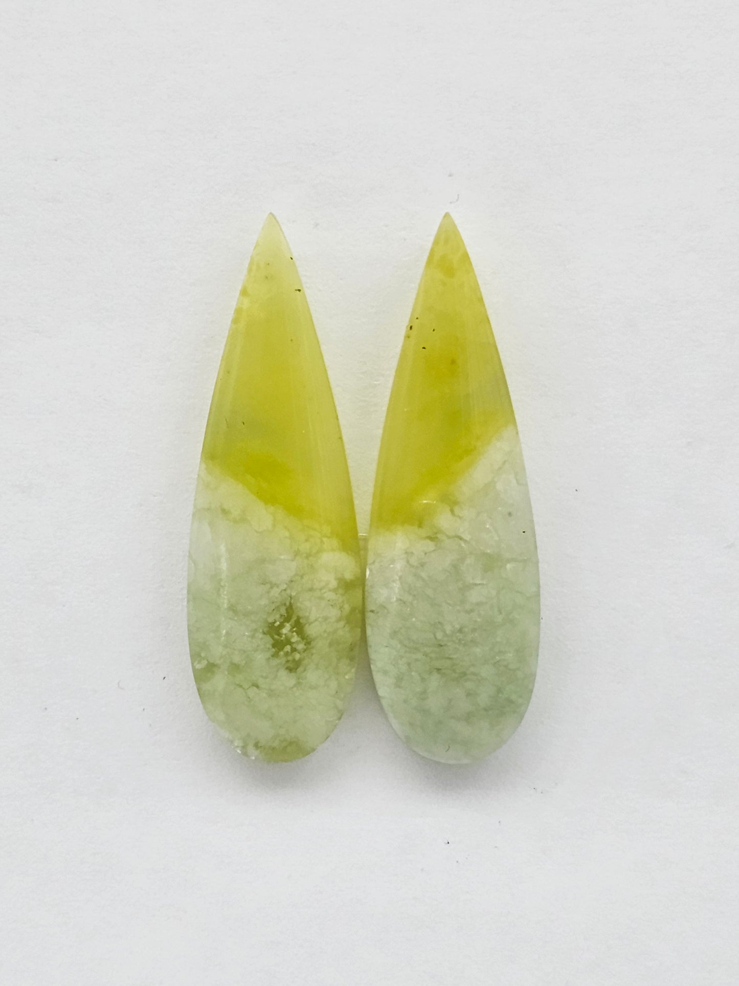 Vesuvianite Cabochon Pair