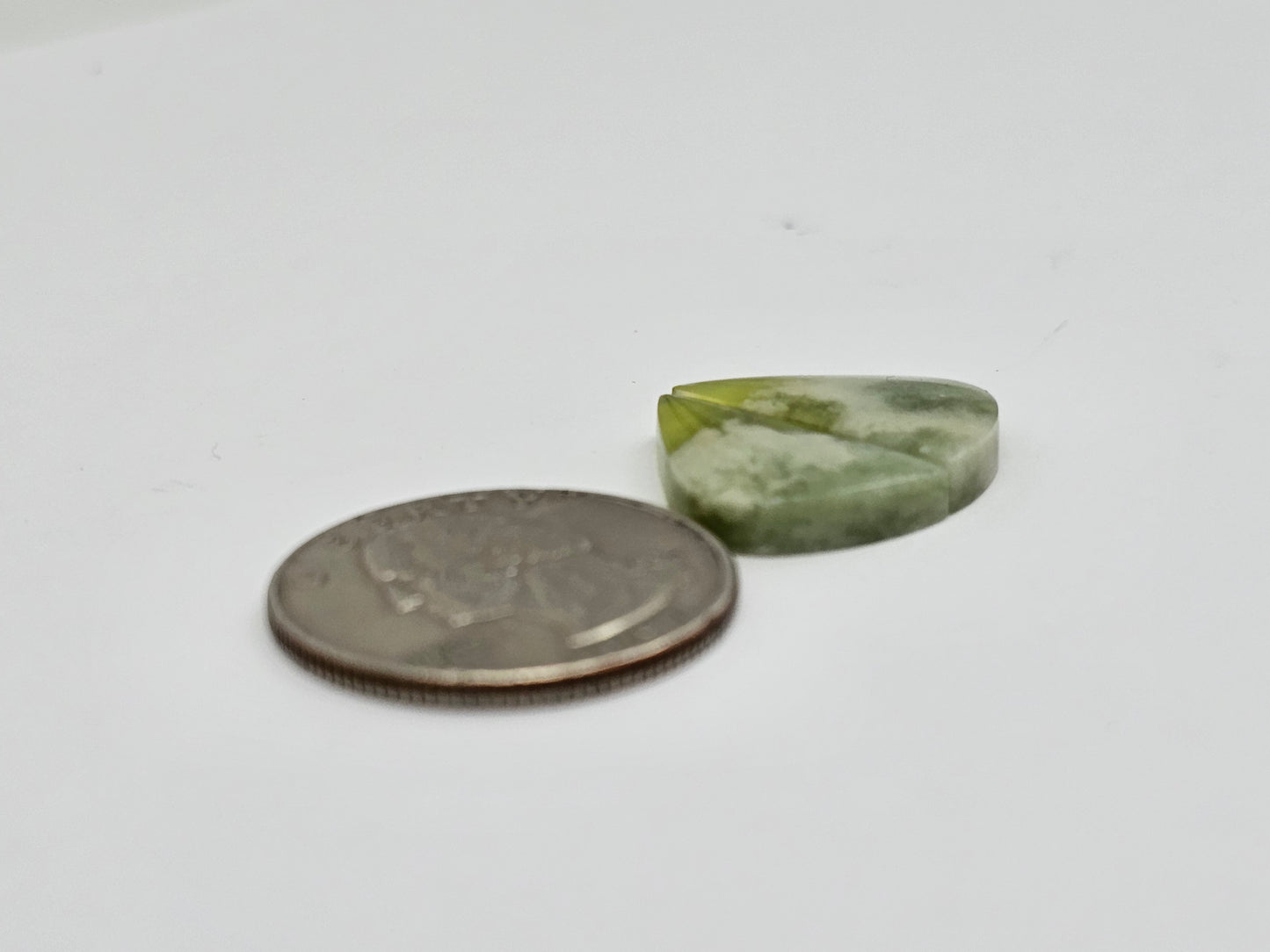 Vesuvianite Cabochon Pair