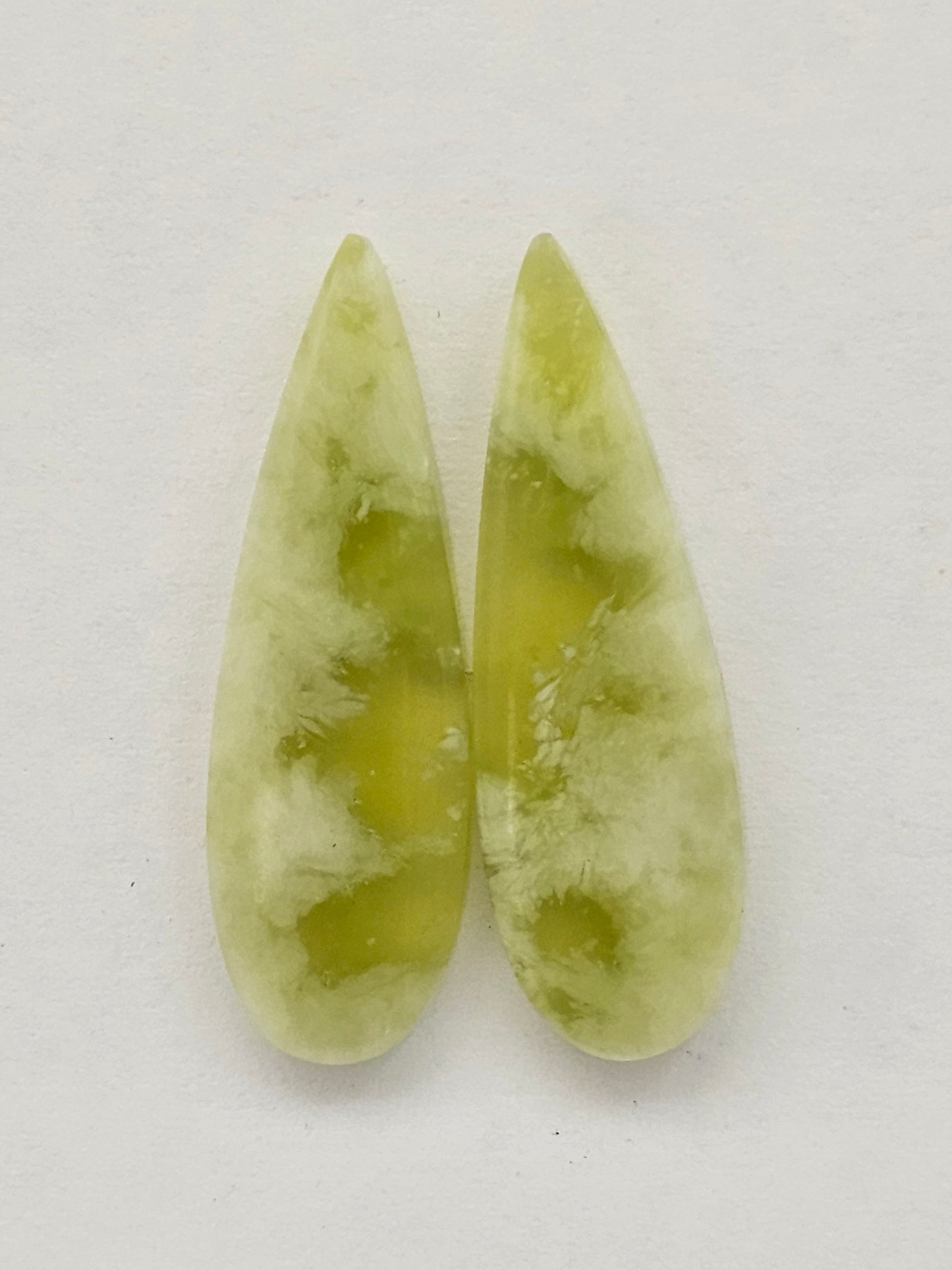 Vesuvianite Cabochon Pair