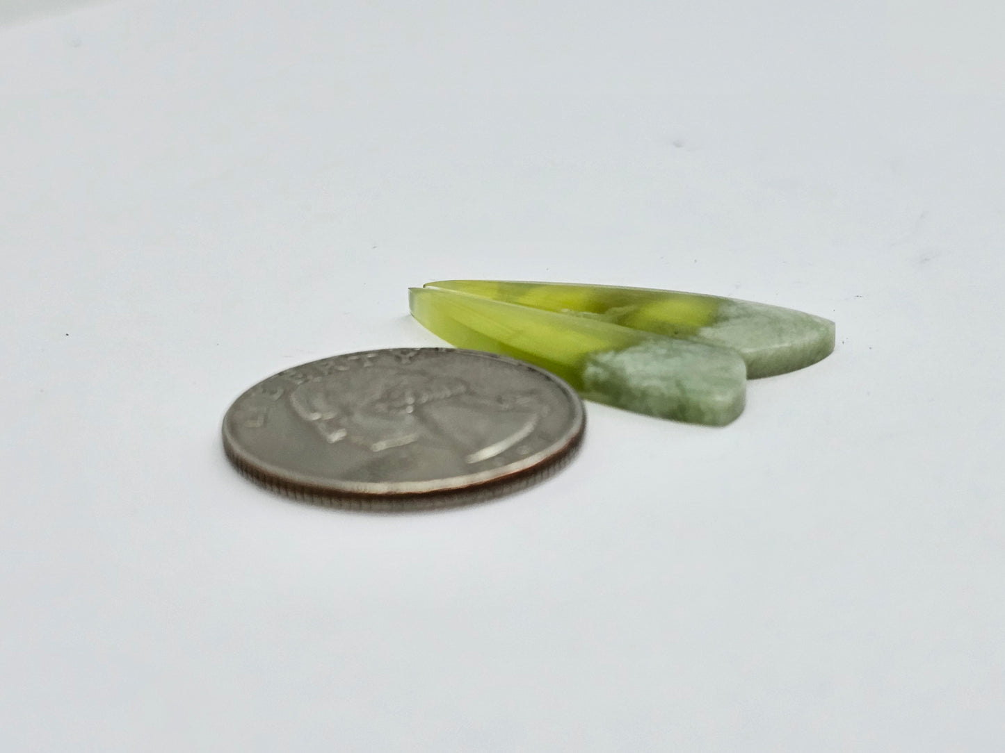 Vesuvianite Cabochon Pair