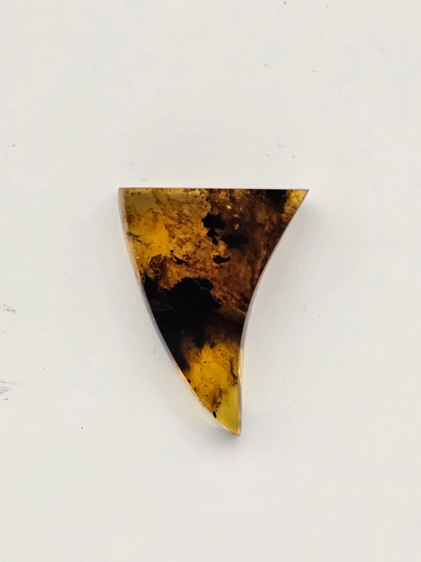 Amber authentic cabochon large
