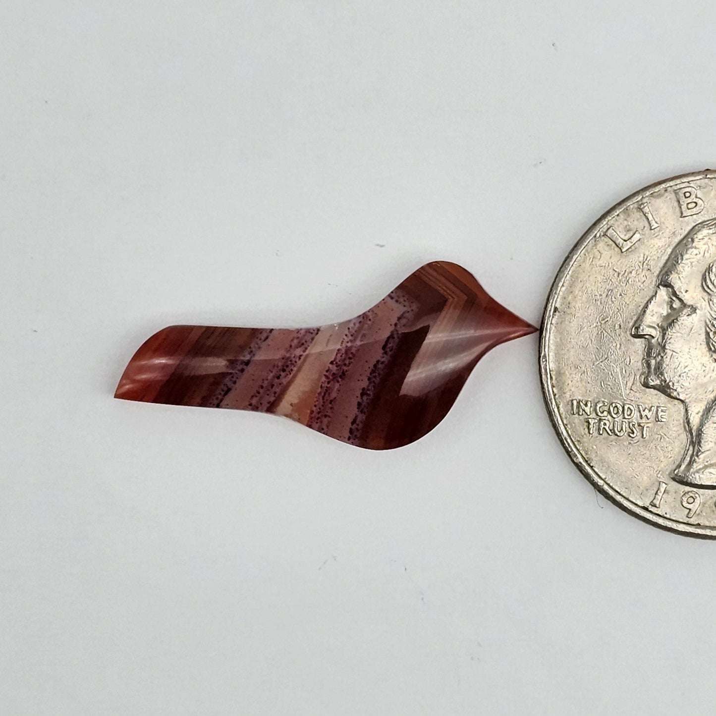 Carnelian Agate Bird Cabochon