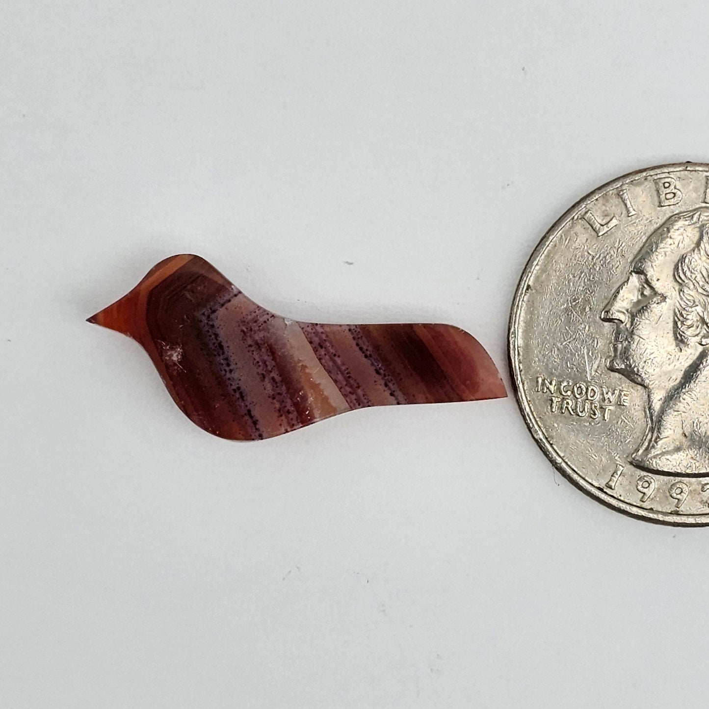 Carnelian Agate Bird Cabochon