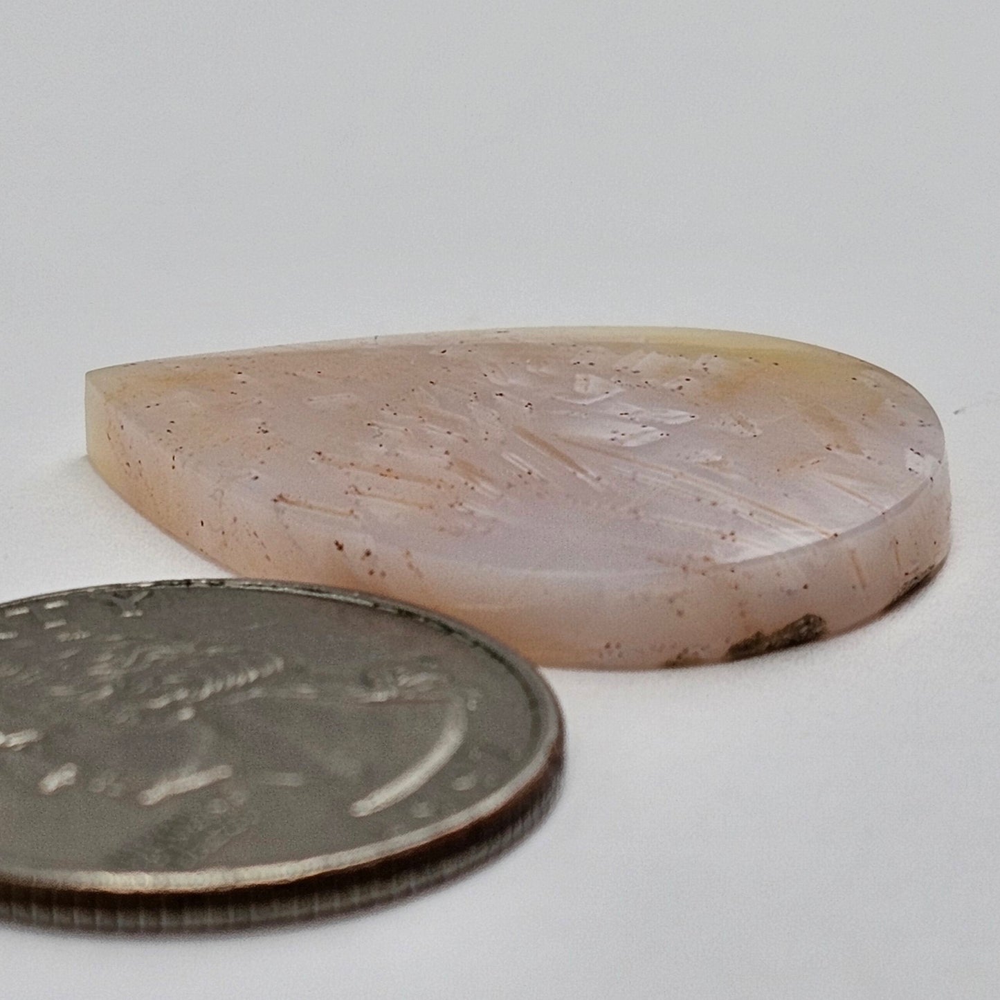 Tube Agate Cabochon Large
