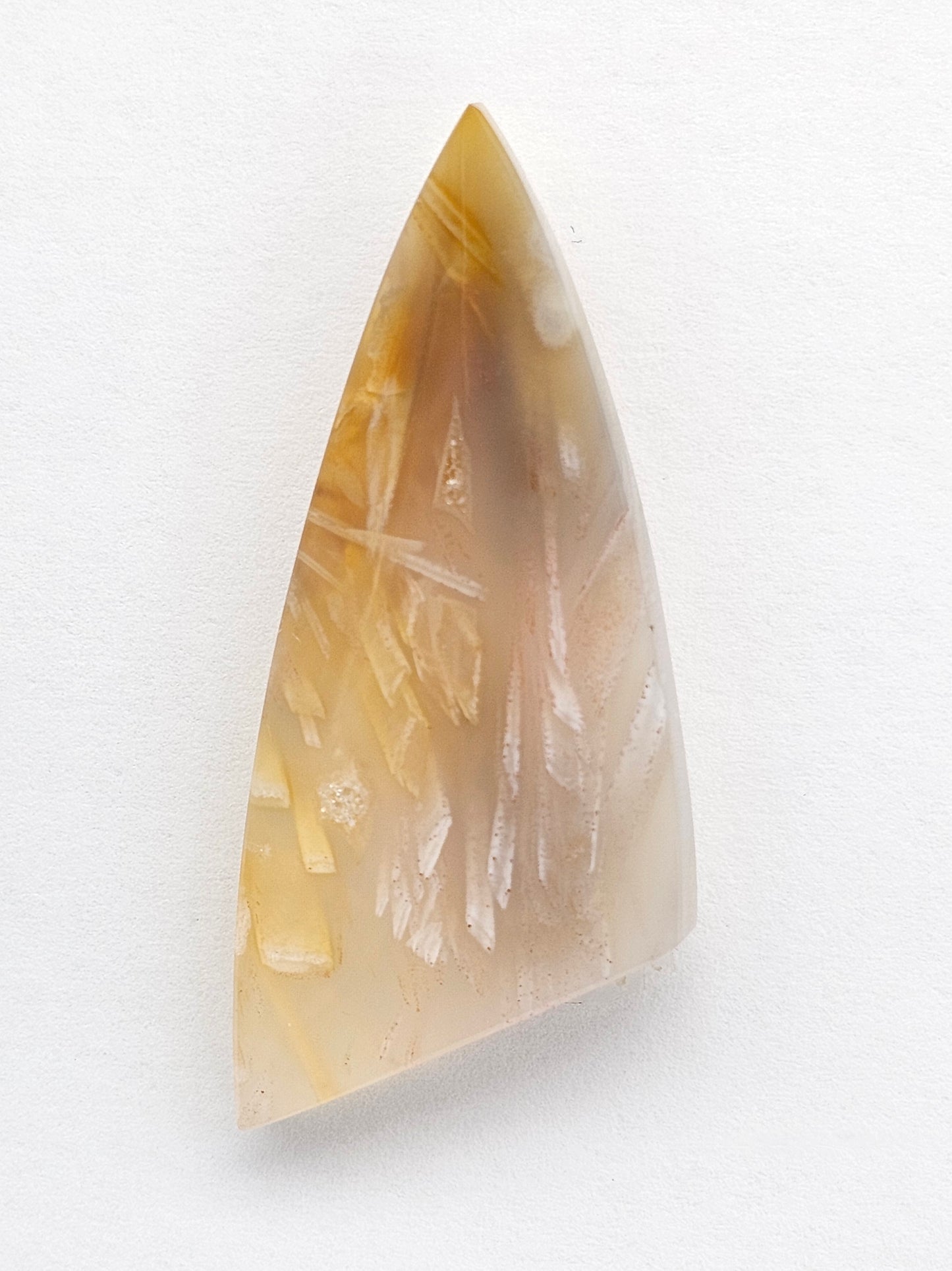 Tube Agate Cabochon Large