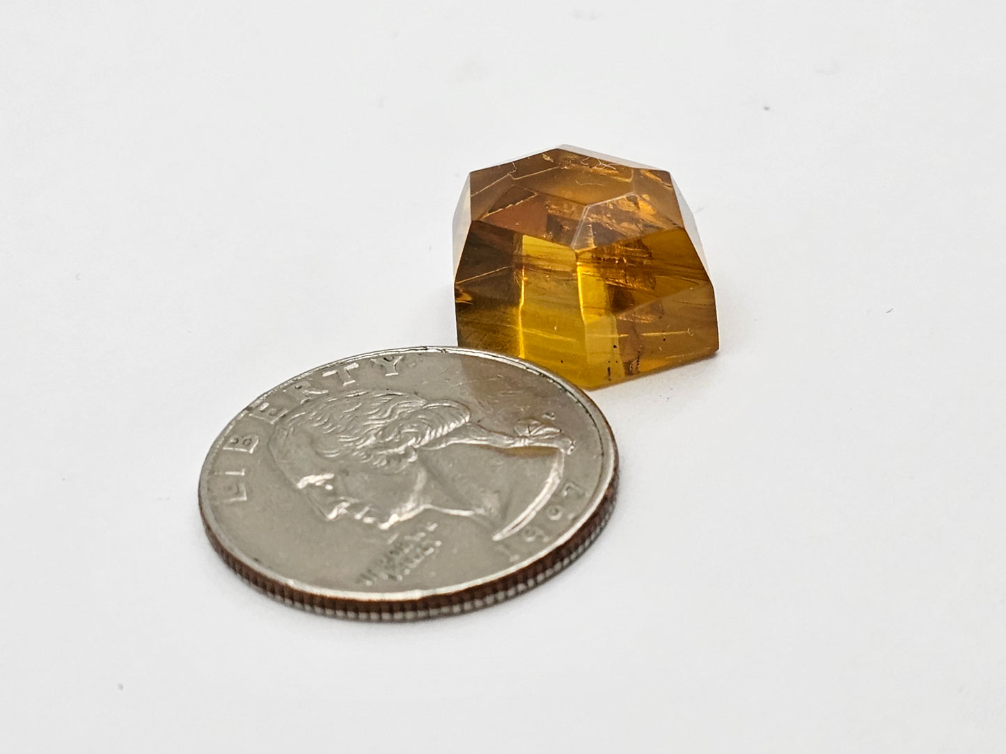 Amber authentic cabochon large