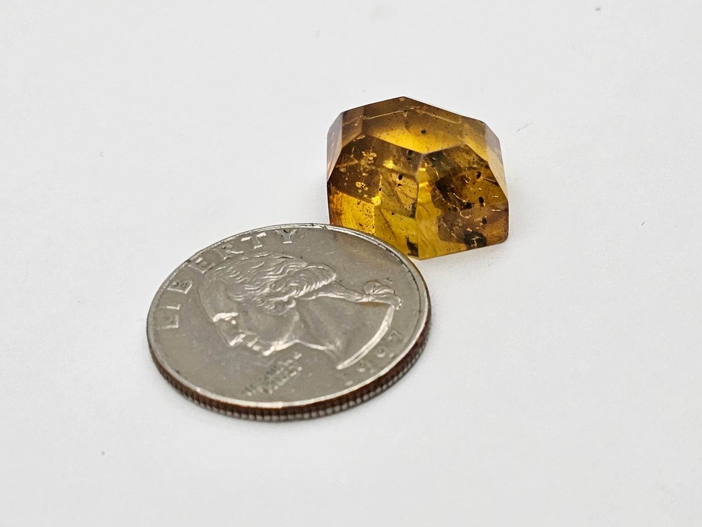 Amber authentic cabochon large