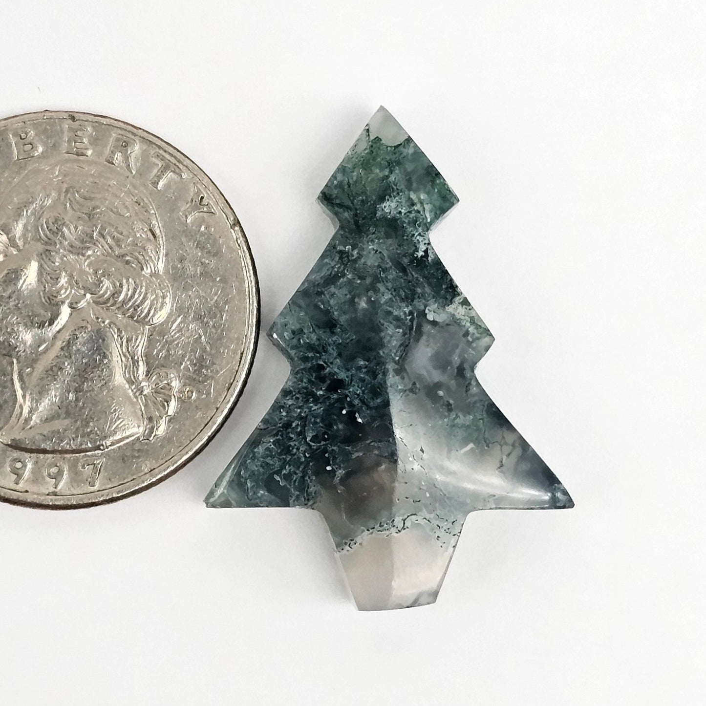 Moss Agate Tree Cabochon