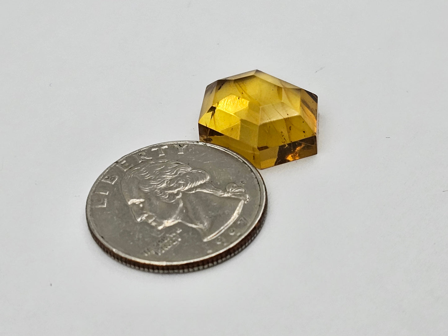 Amber authentic cabochon large