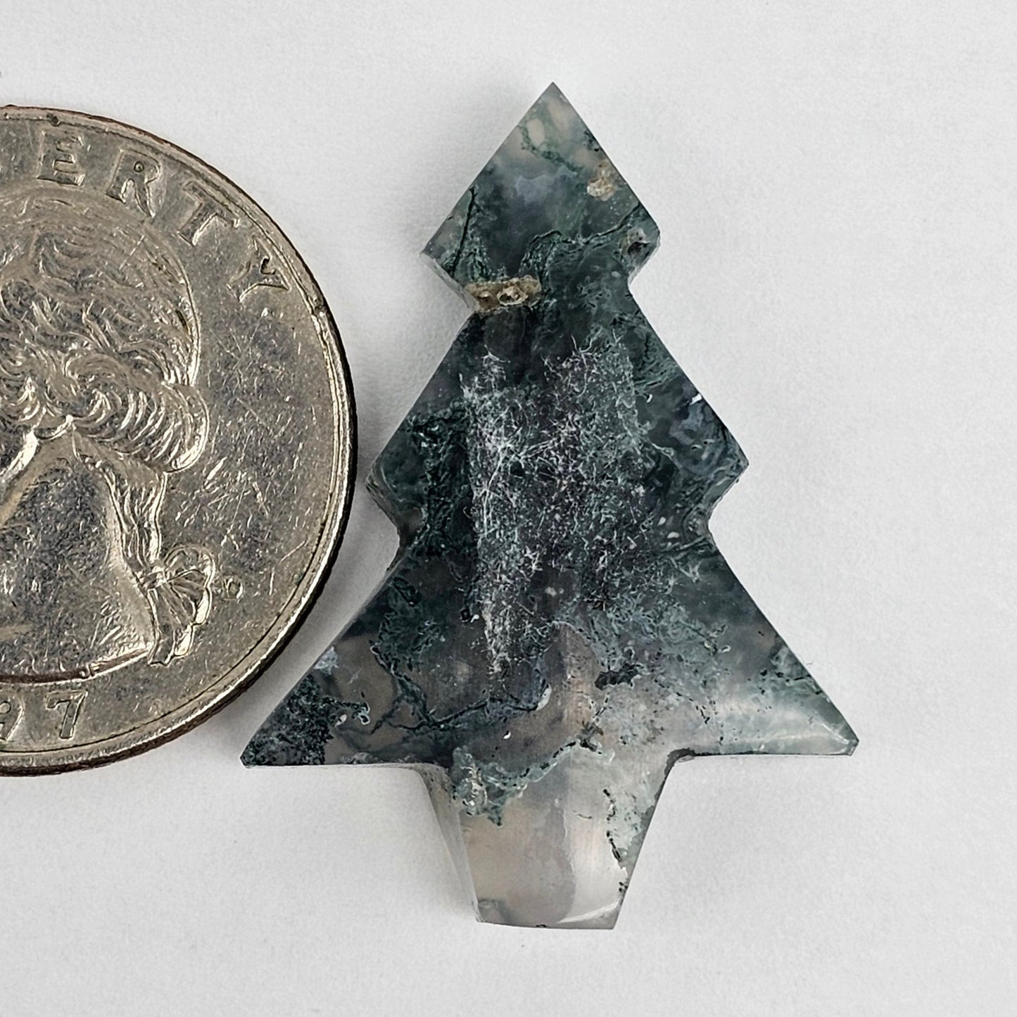 Moss Agate Tree Cabochon