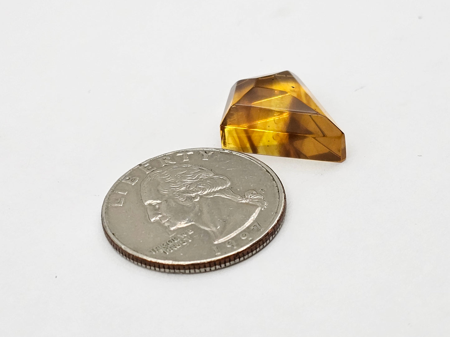 Amber authentic cabochon large