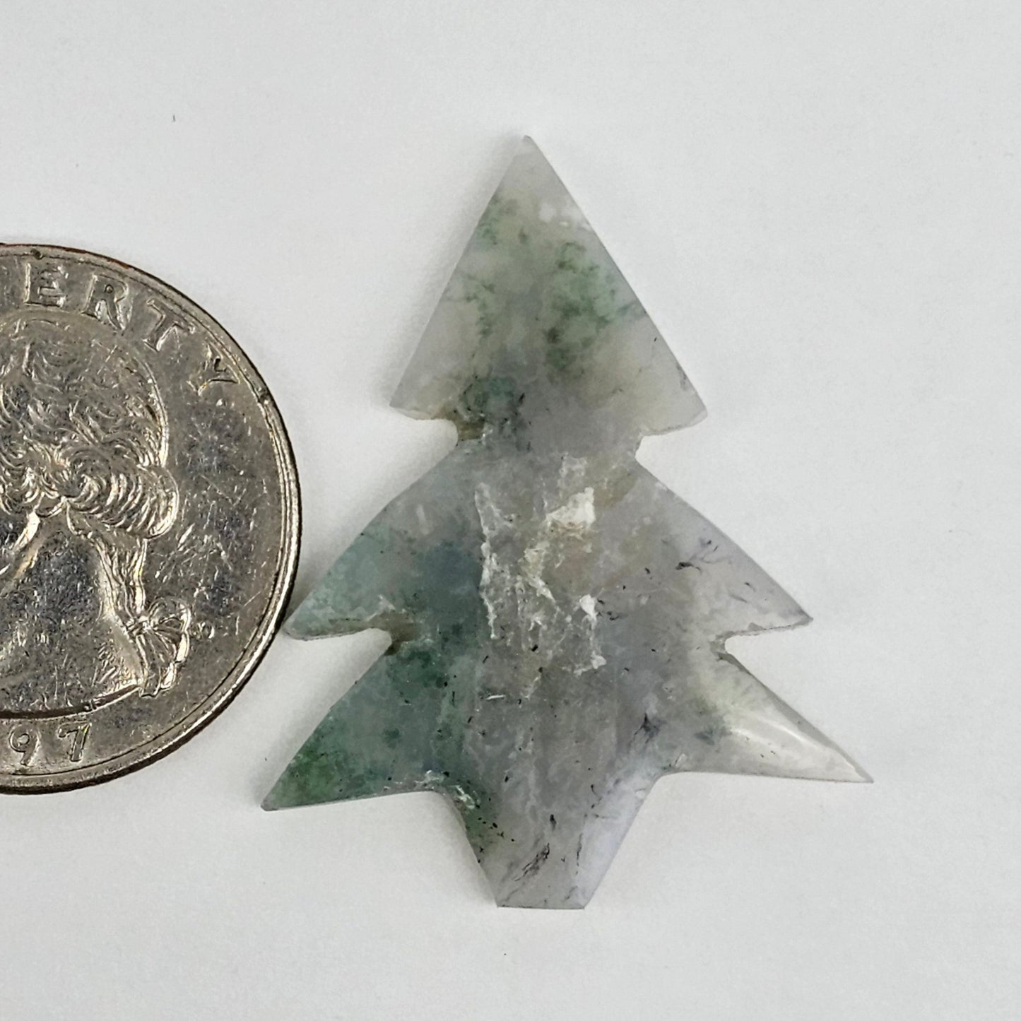 Moss Agate Tree Cabochon