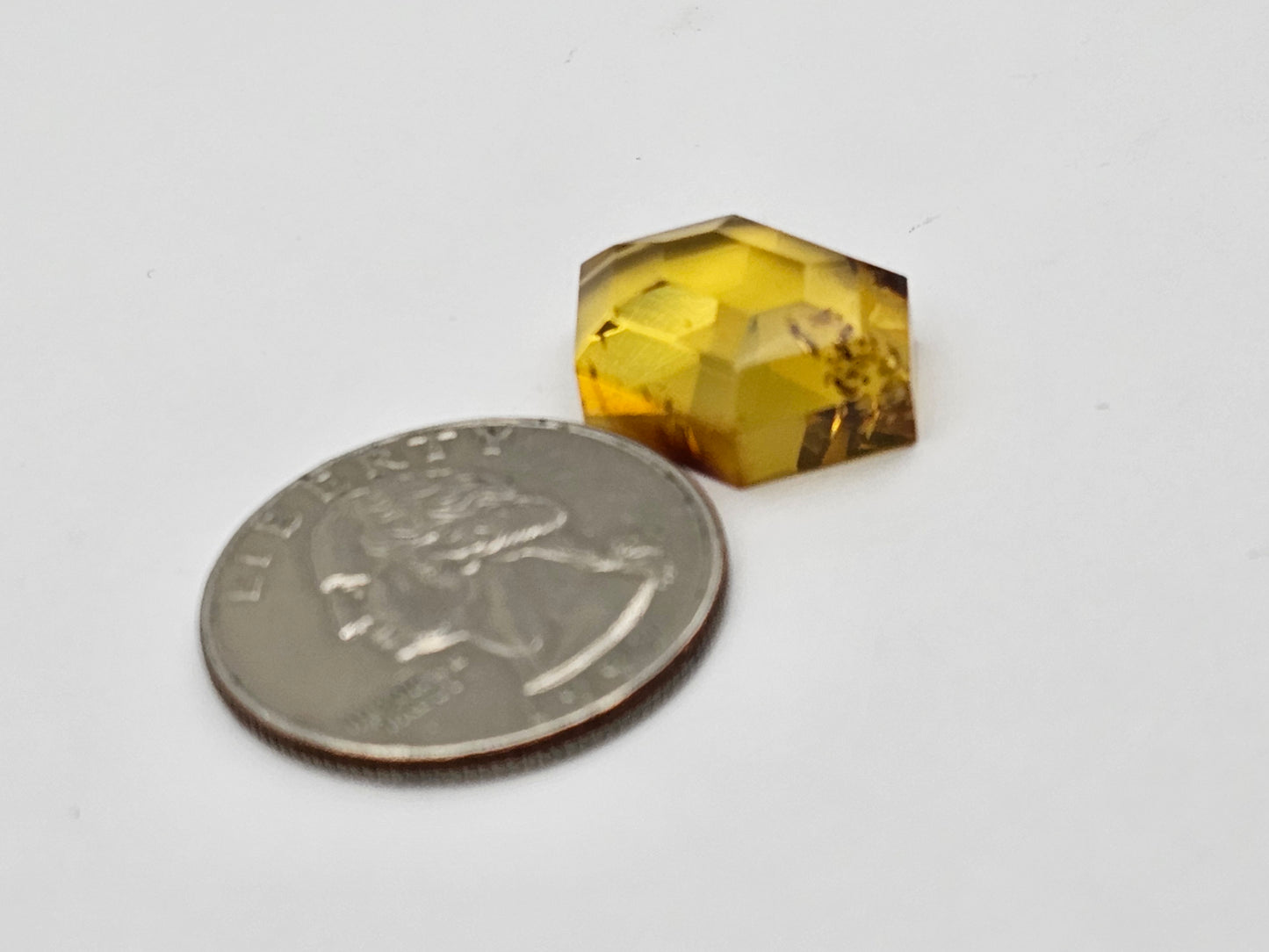 Amber authentic cabochon large