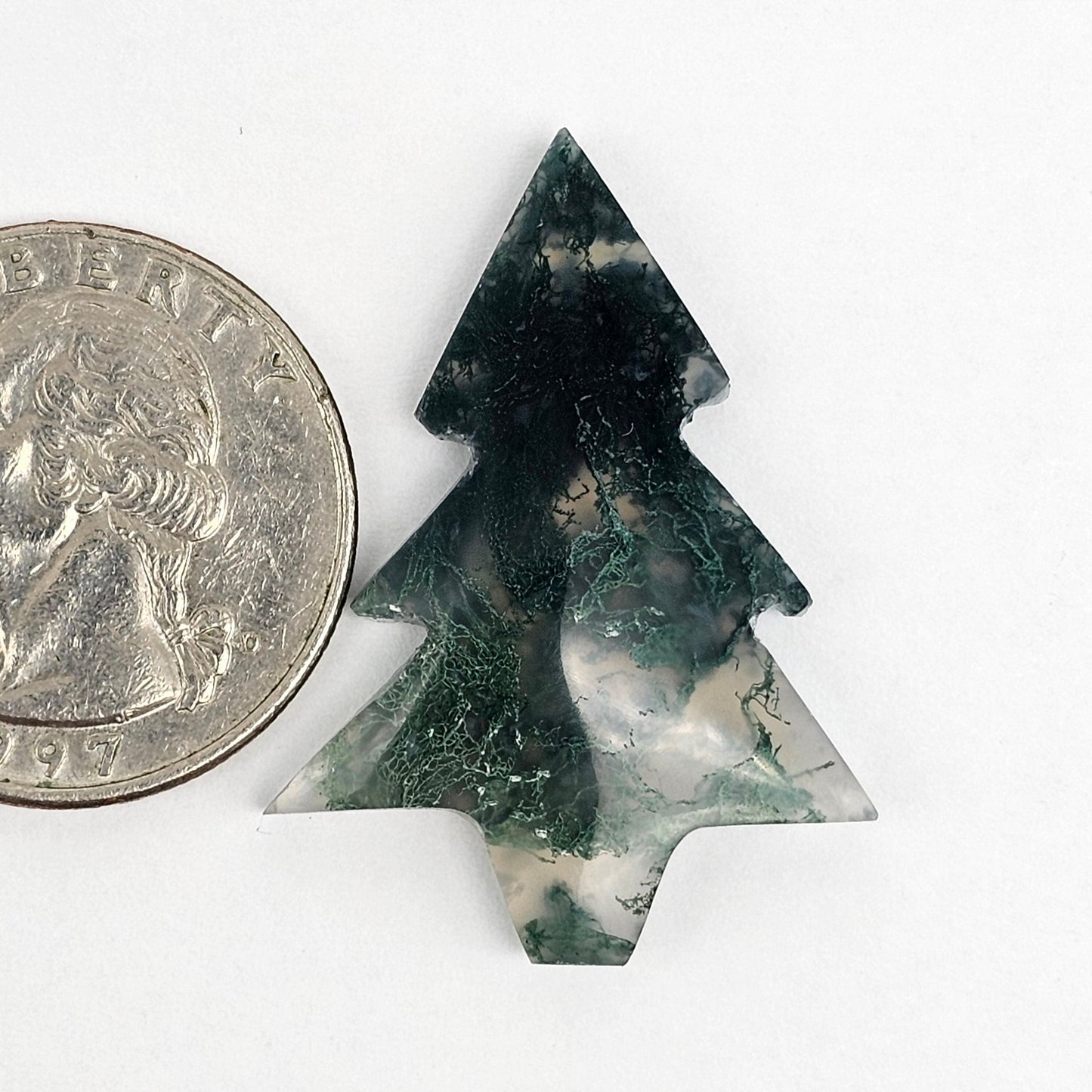 Moss Agate Tree Cabochon