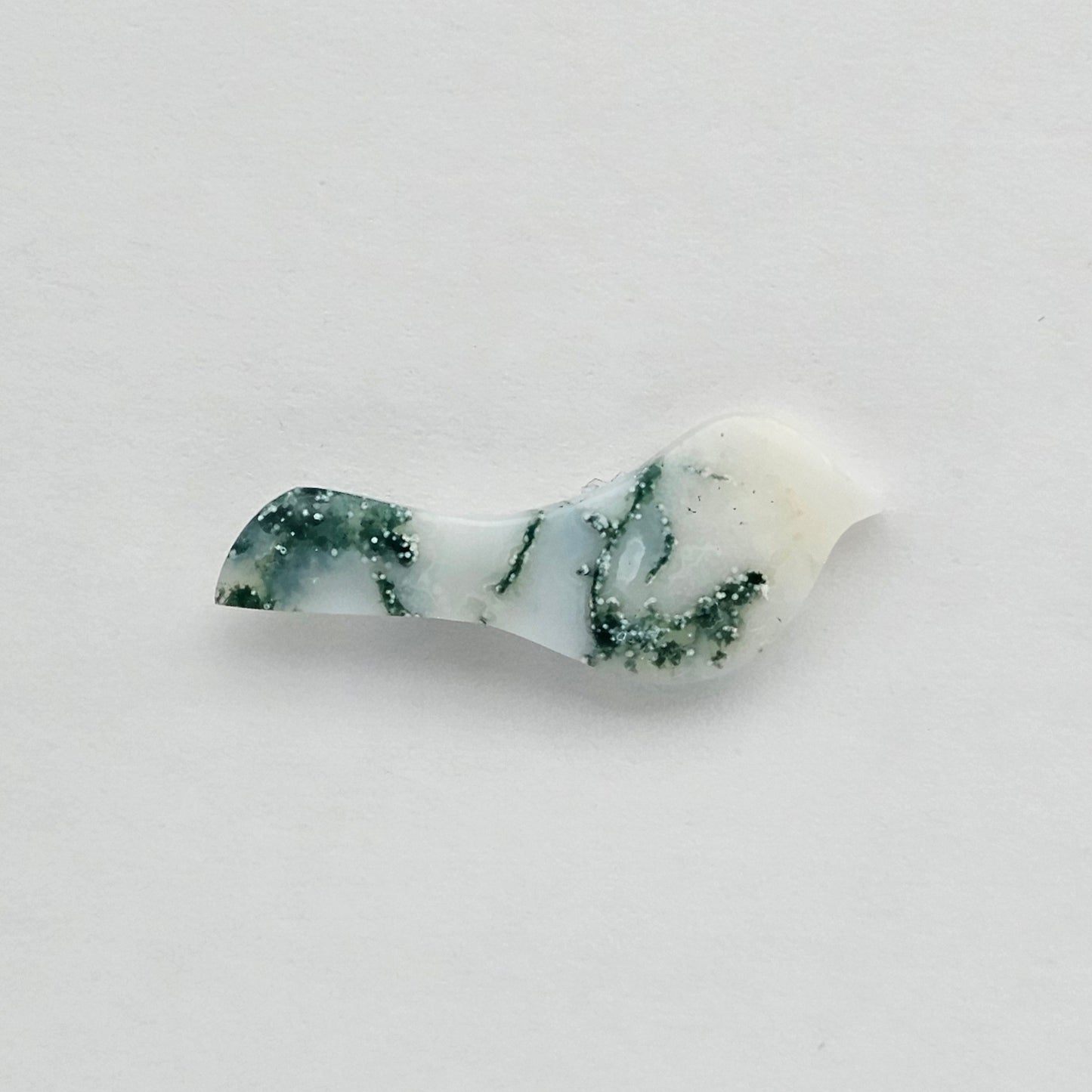 Moss Agate Bird Cabochon