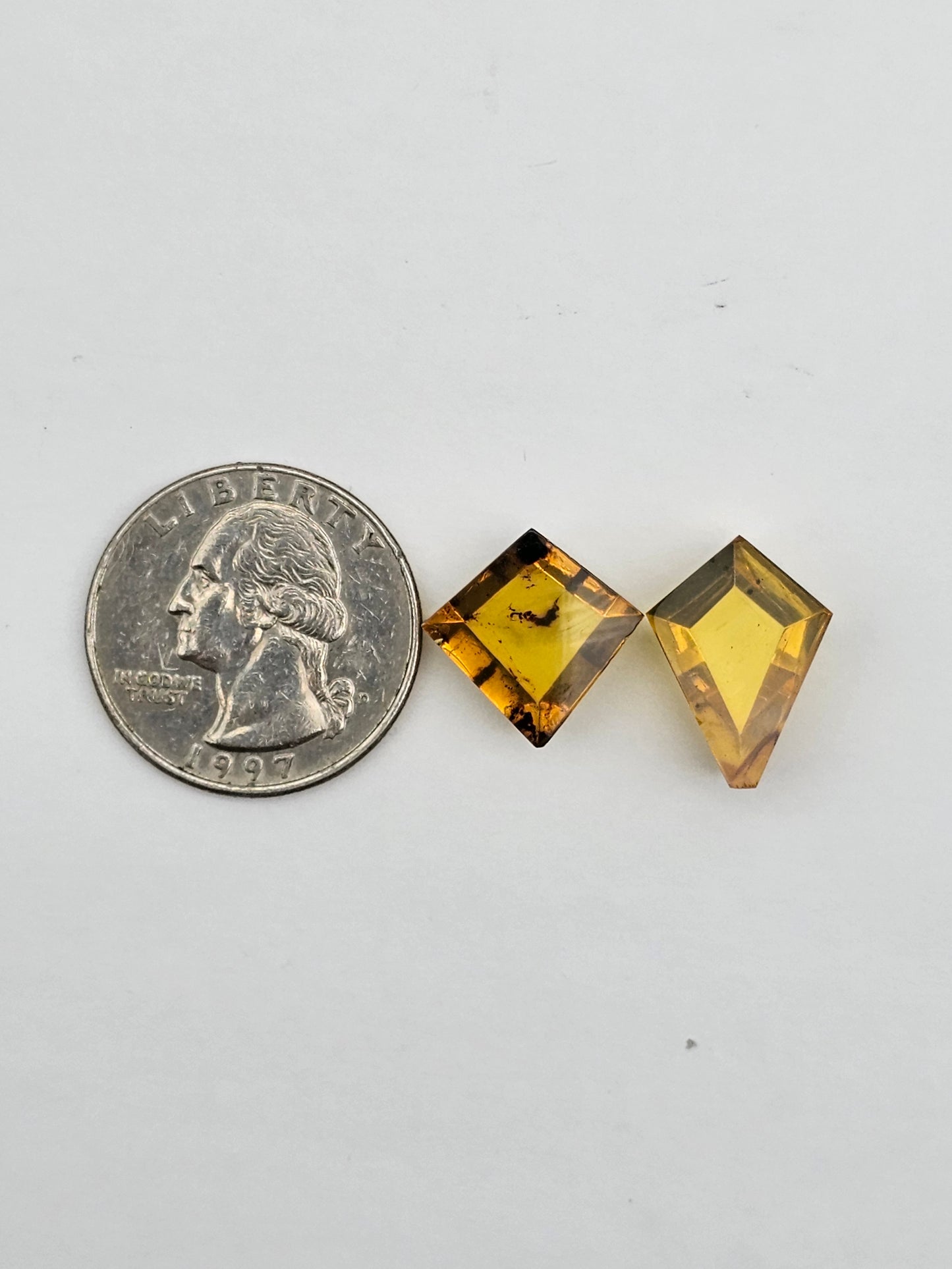 Amber authentic cabochon set large