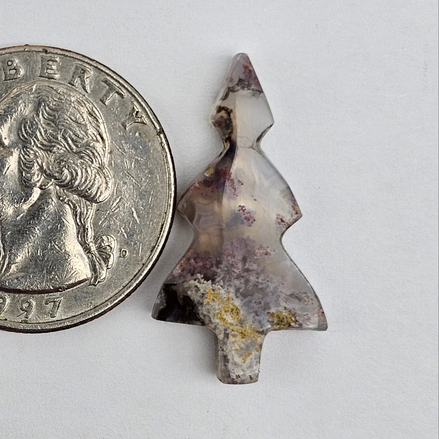 Moss Agate Tree Cabochon