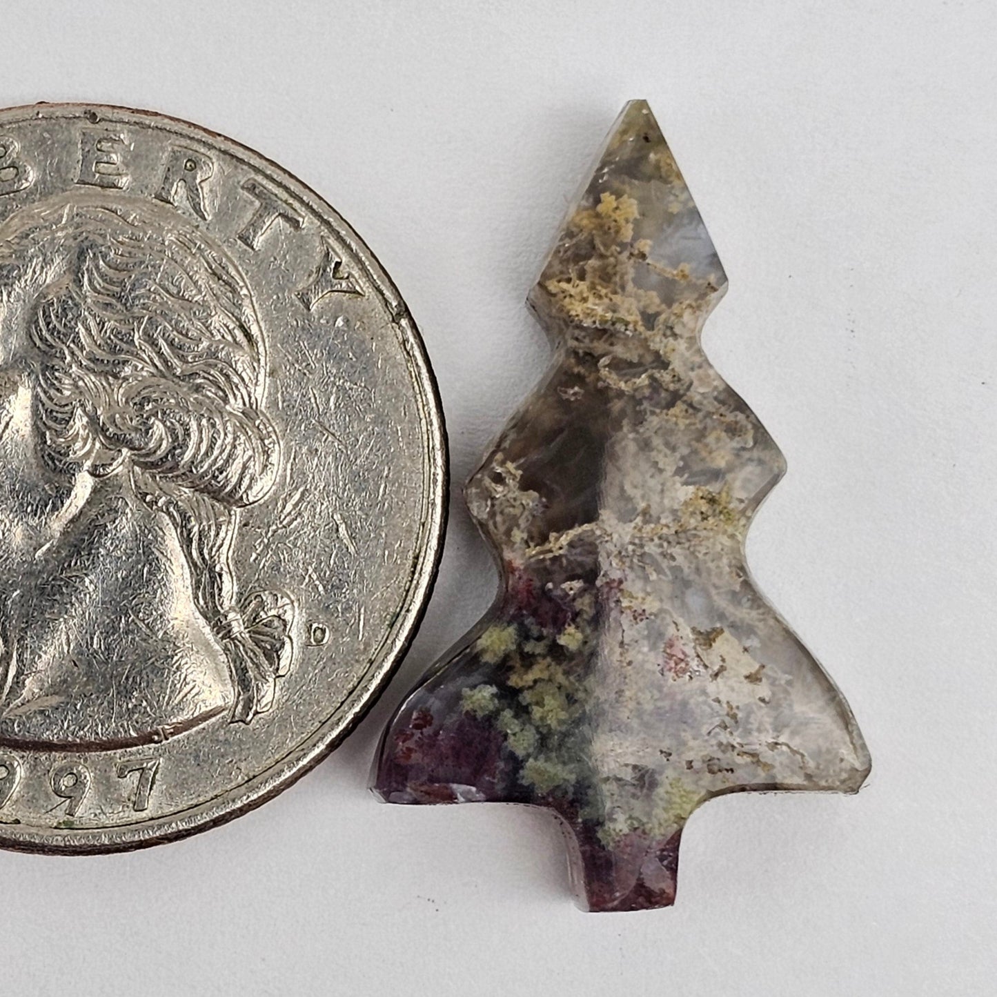 Moss Agate Tree Cabochon