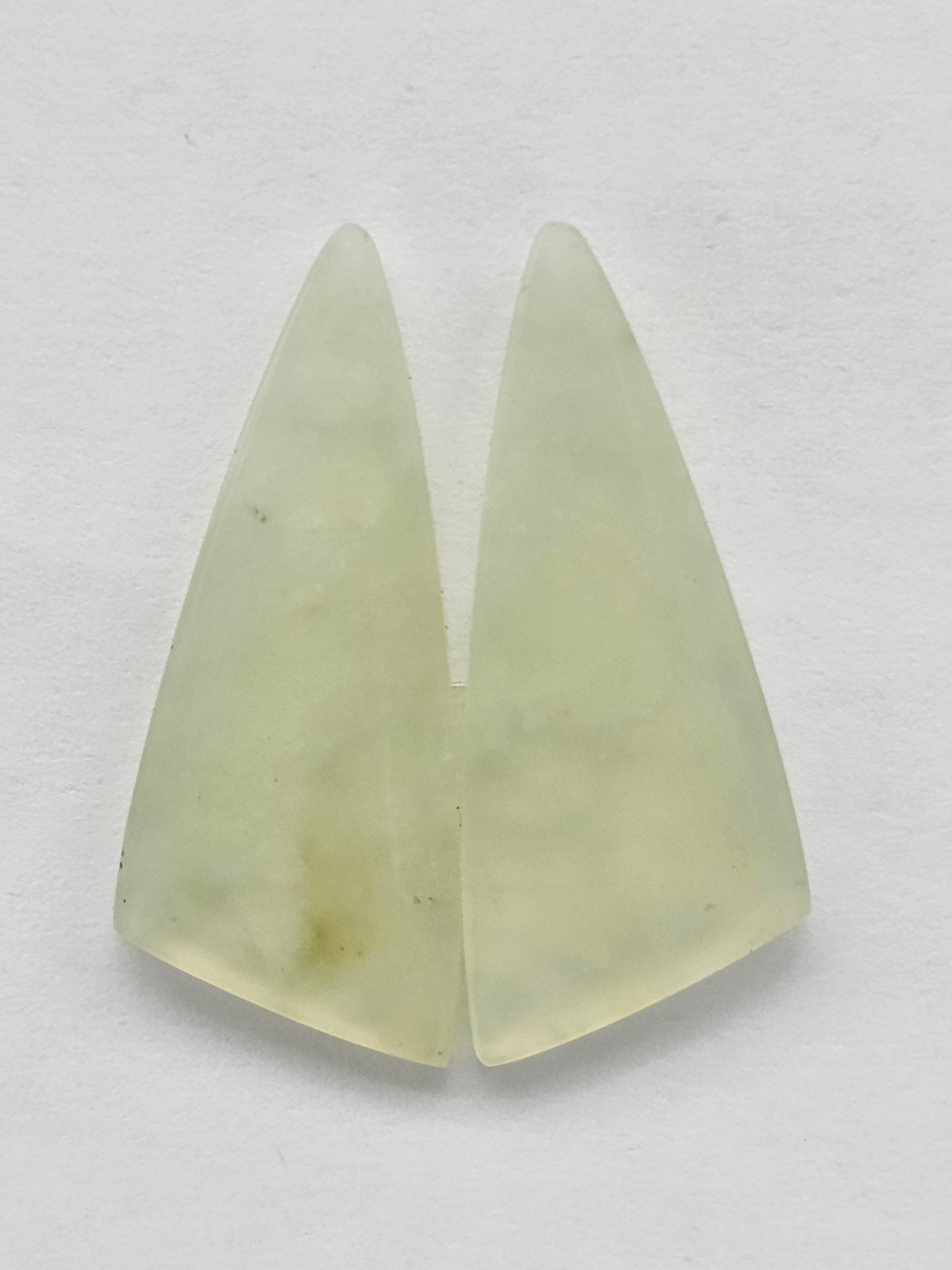 Jade Cabochon Pair
