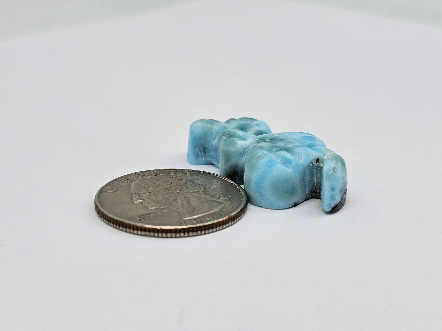 Larimar Snake Cabochon