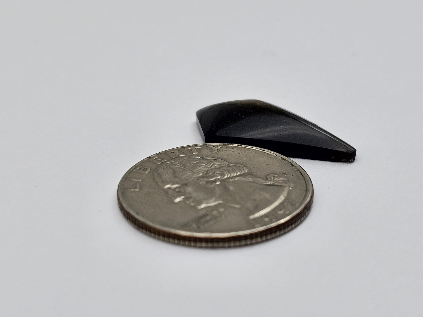 Obsidian Long Diamond Cabochon