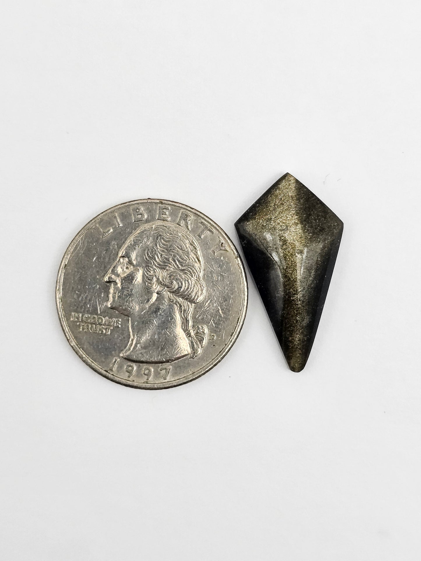Obsidian Long Diamond Cabochon