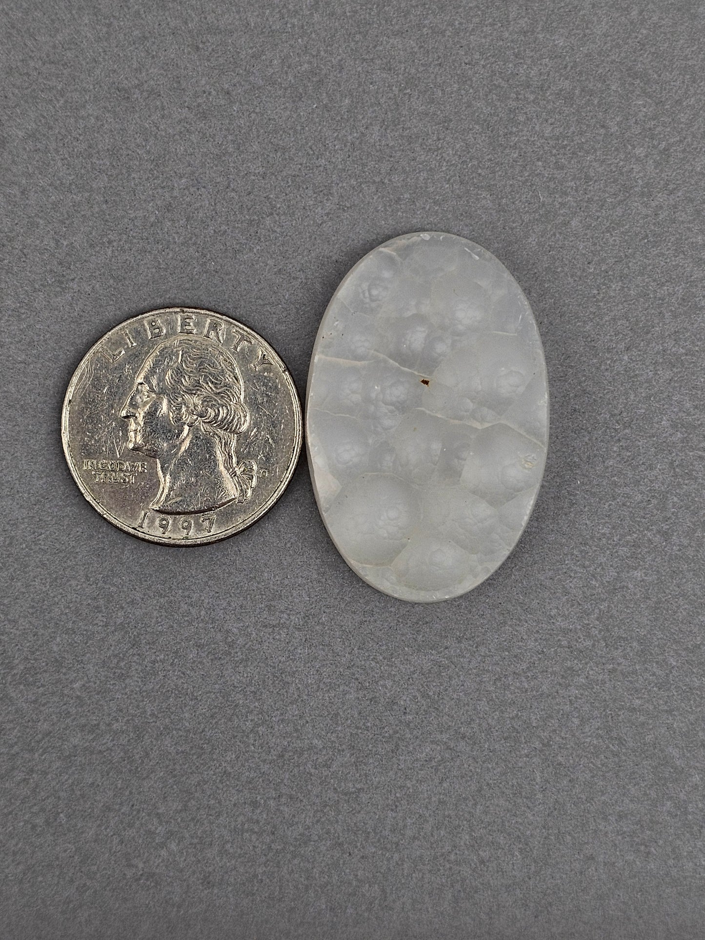Botryoidal Chalcedony Agate Cabochon