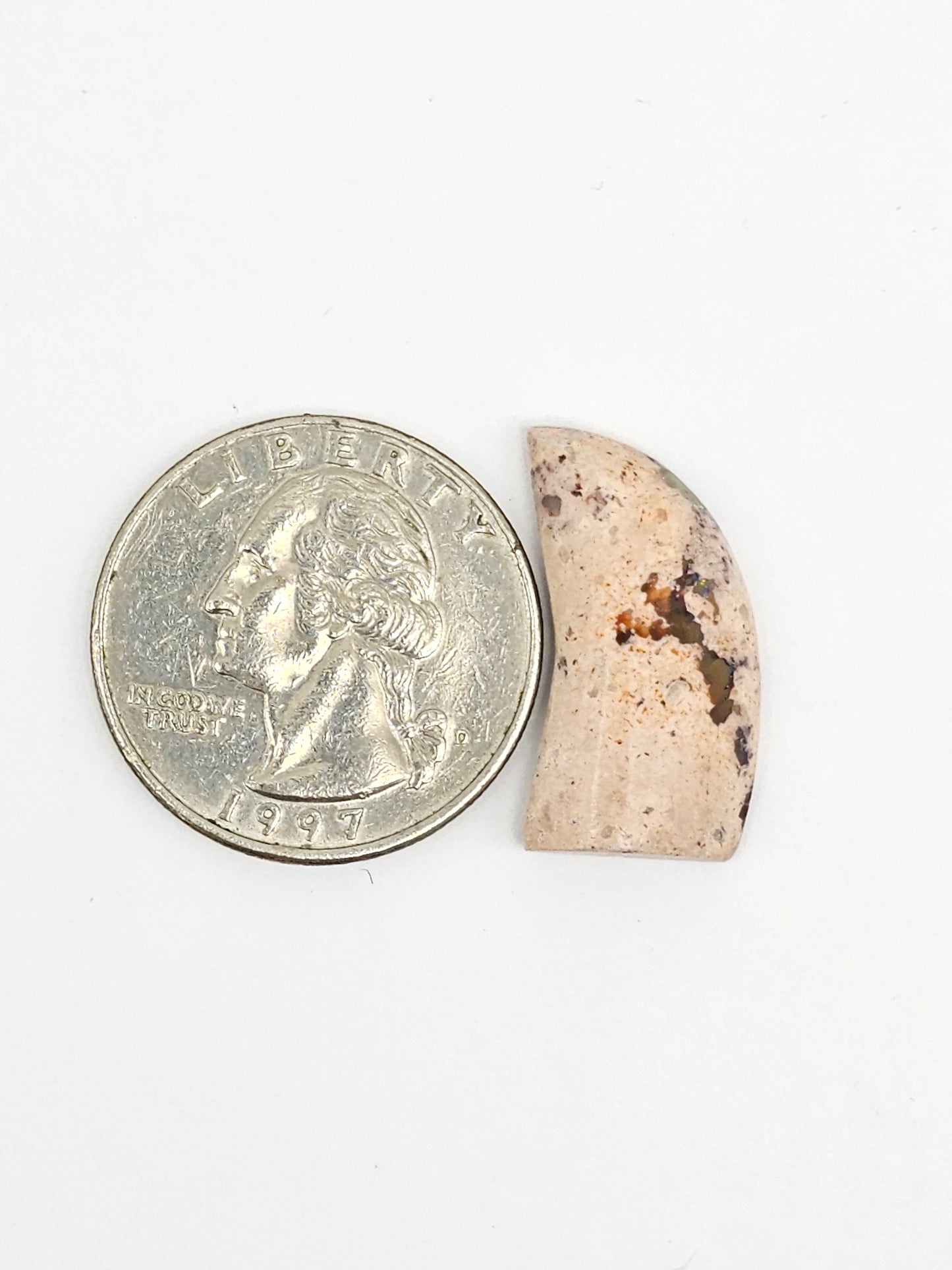 Mexican Cantera Opal Fang Cabochon