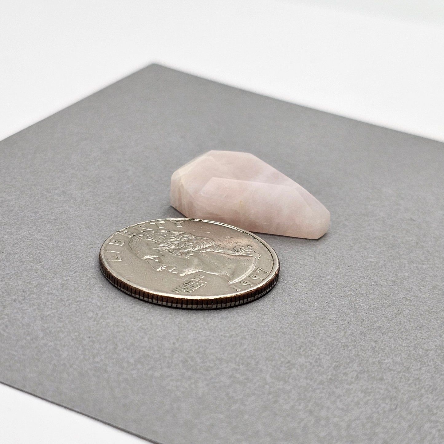 Rose Quartz Geometric Cabochon