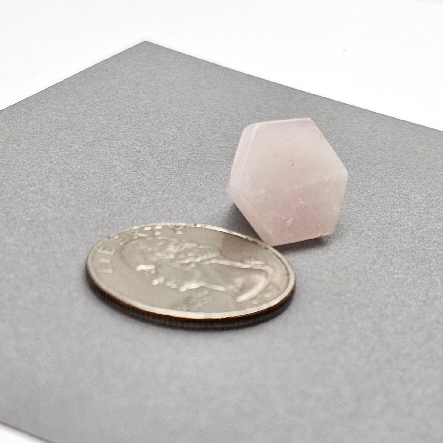 Rose Quartz Geometric Cabochon