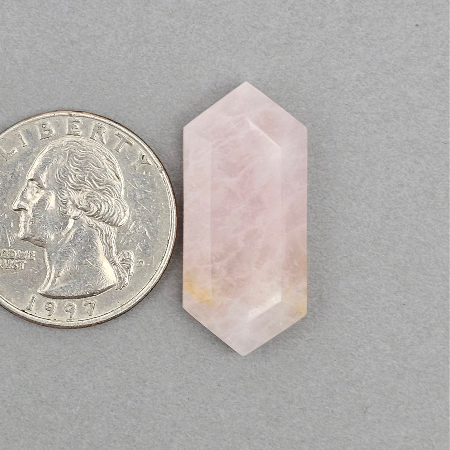 Rose Quartz Geometric Cabochon