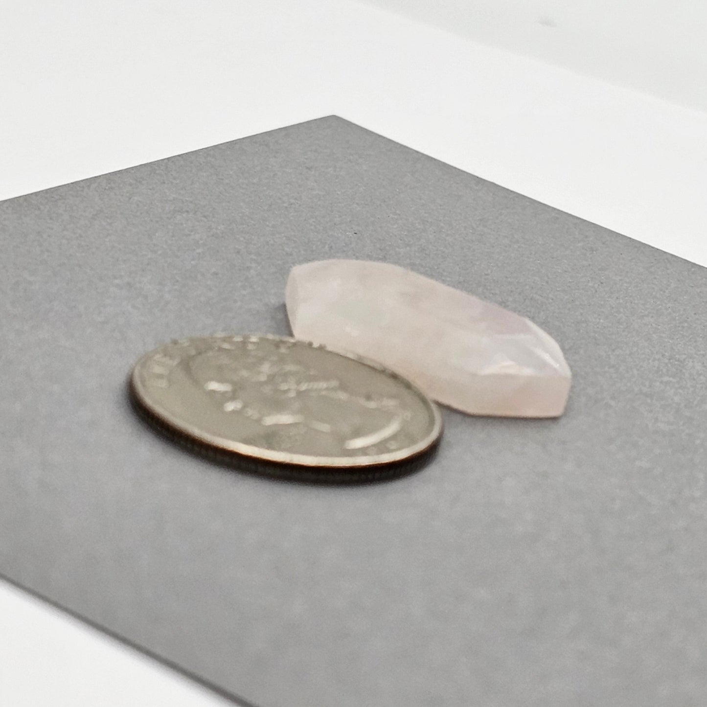 Rose Quartz Geometric Cabochon