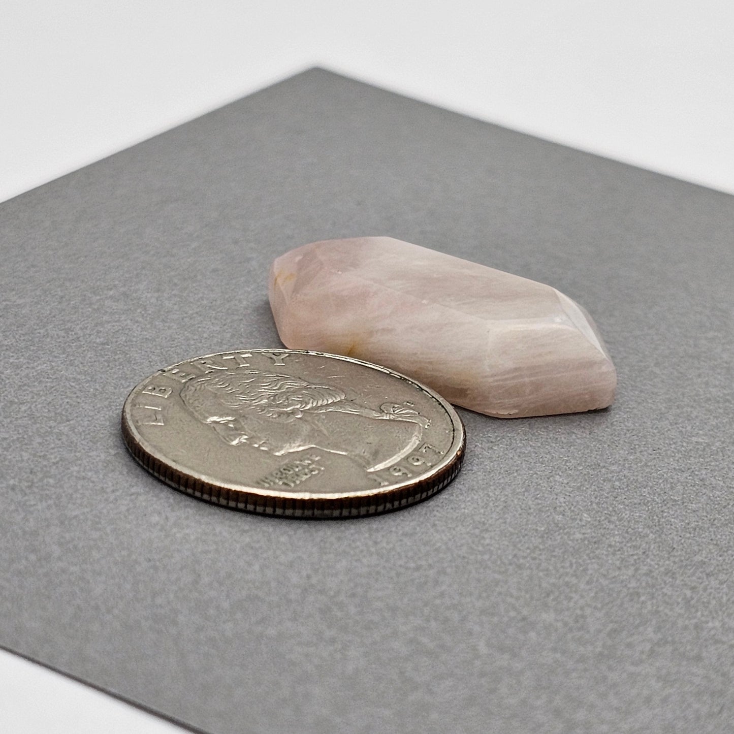 Rose Quartz Geometric Cabochon