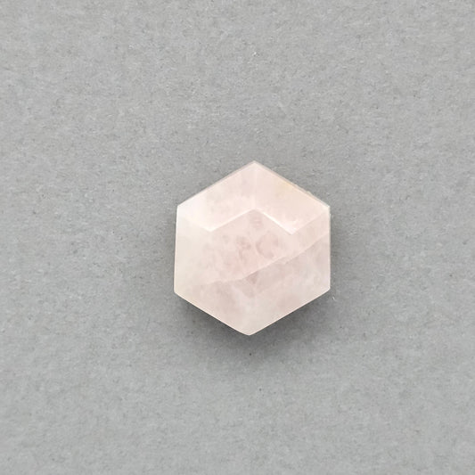 Rose Quartz Geometric Cabochon