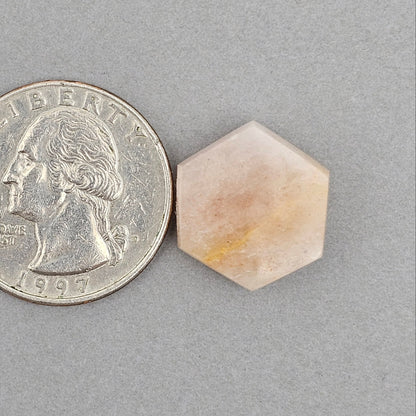 Rose Quartz Geometric Cabochon