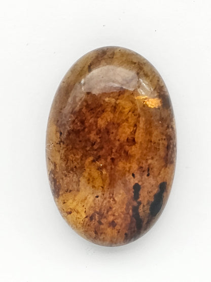 Amber authentic cabochon large
