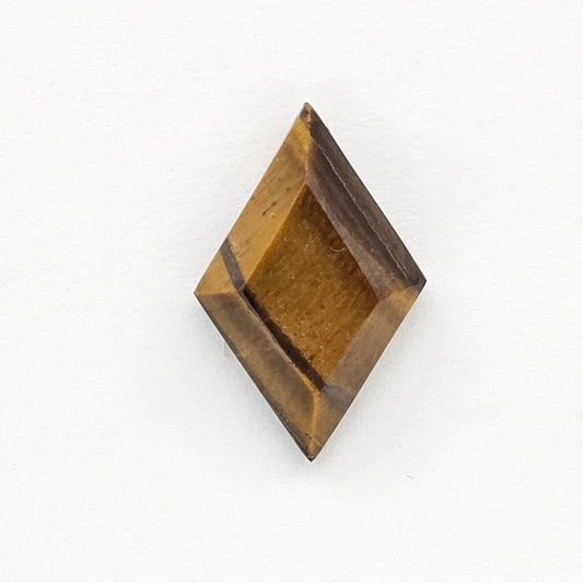 Tiger Eye Geometric Half Faceted Cabochon