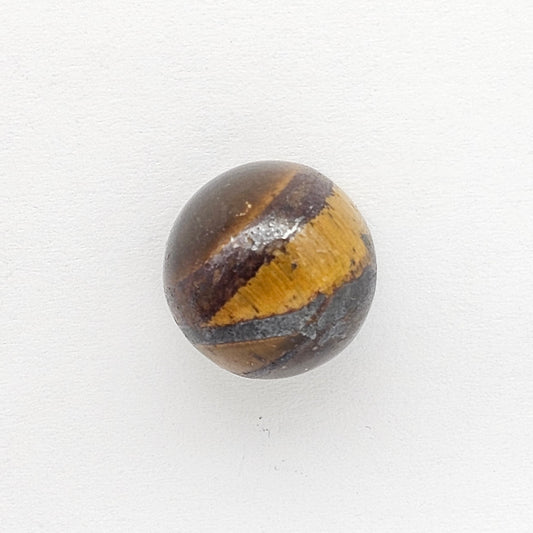 Tiger Eye Geometric Half Faceted Cabochon