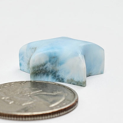 Larimar Star Cabochon