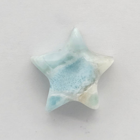 Larimar Star Cabochon
