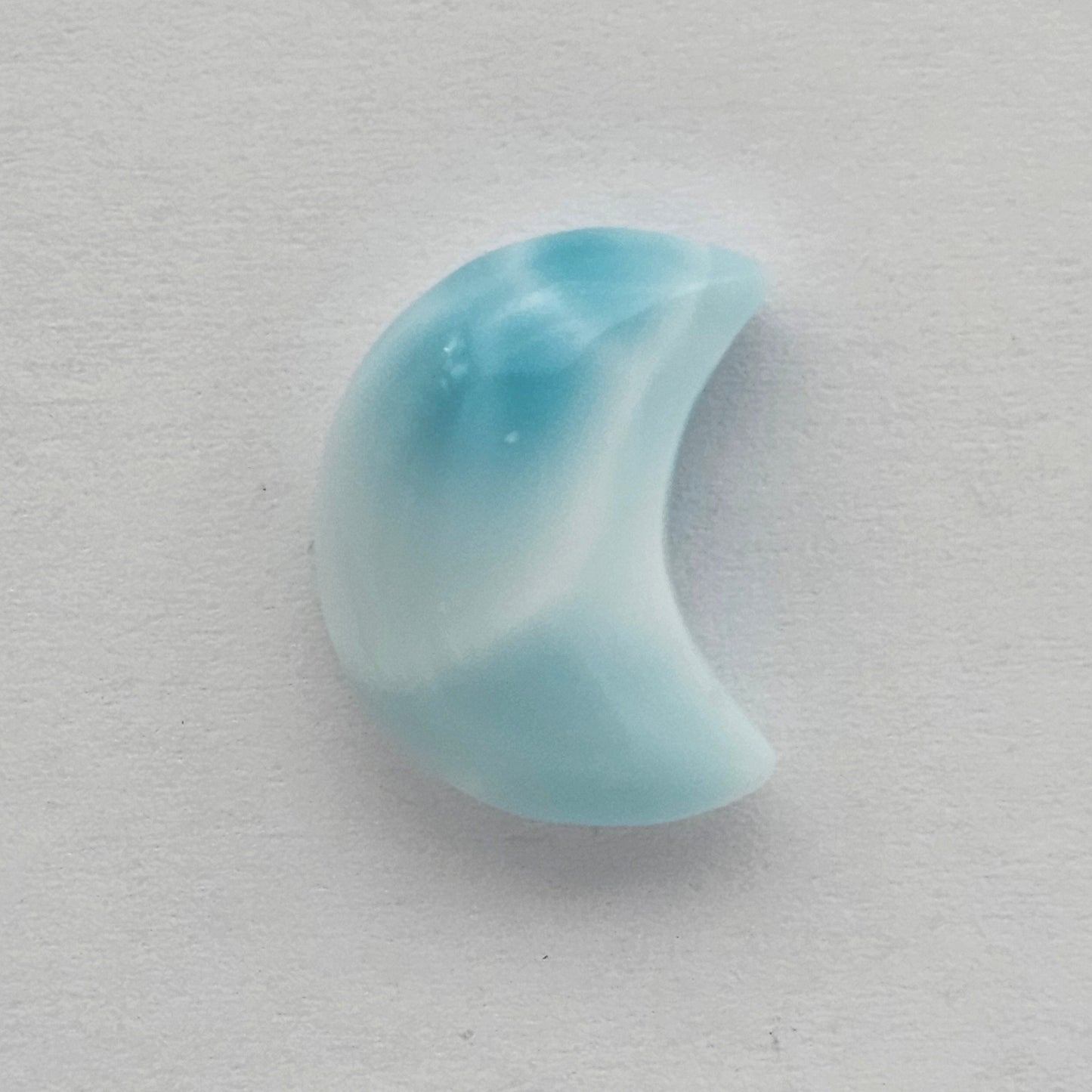Larimar Moon Cabochon