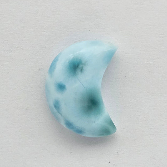 Larimar Moon Cabochon